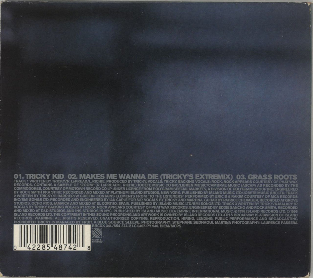 Tricky Tricky Kid - Digipak UK CD single (CD5 / 5") 042285487428