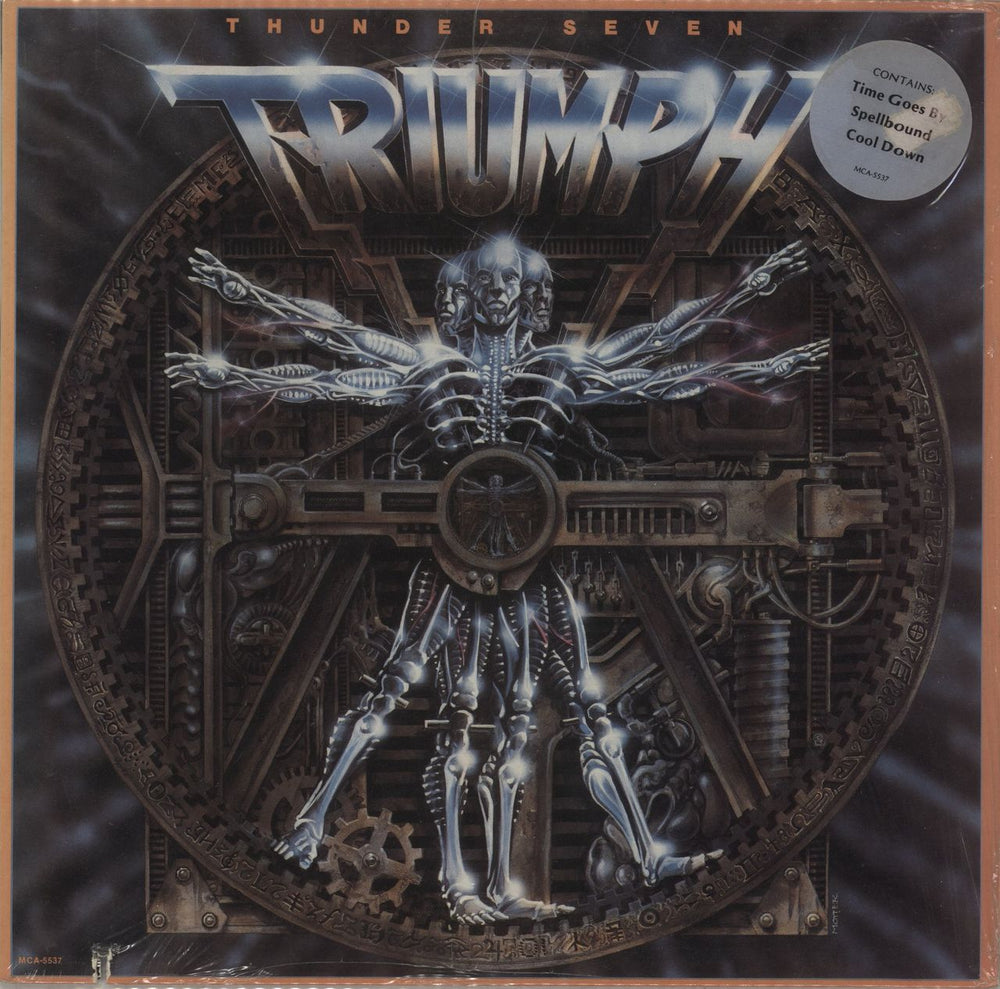 Triumph Thunder Seven - Hype Stickered Shrink US vinyl LP album (LP record) MCA-5537