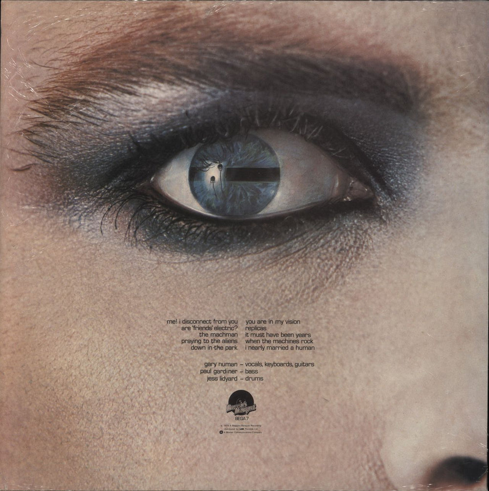 Tubeway Army Replicas + Poster - Shrink - VG UK vinyl LP album (LP record)