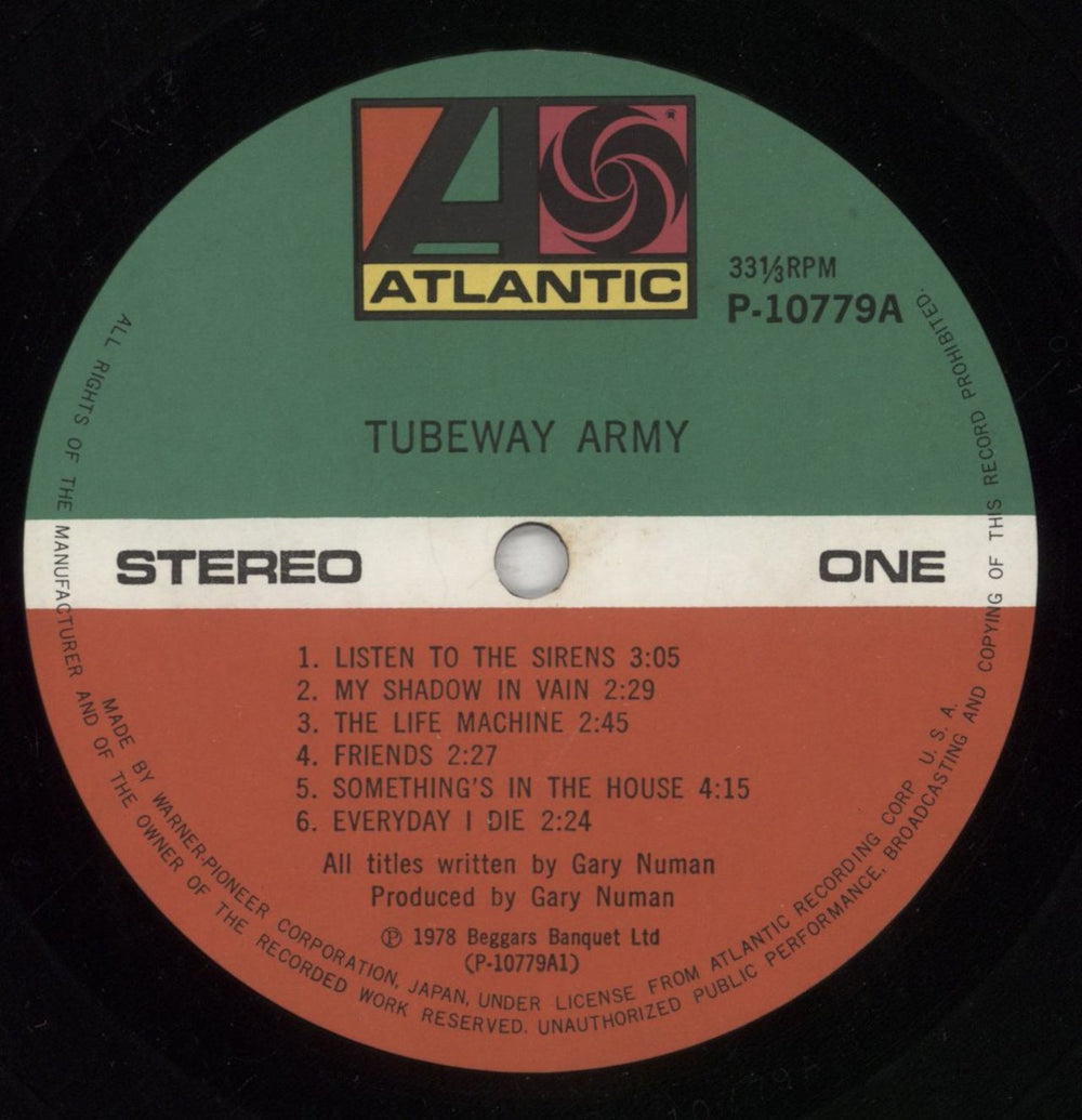 Tubeway Army Tubeway Army + Obi Japanese vinyl LP album (LP record) TUBLPTU146766