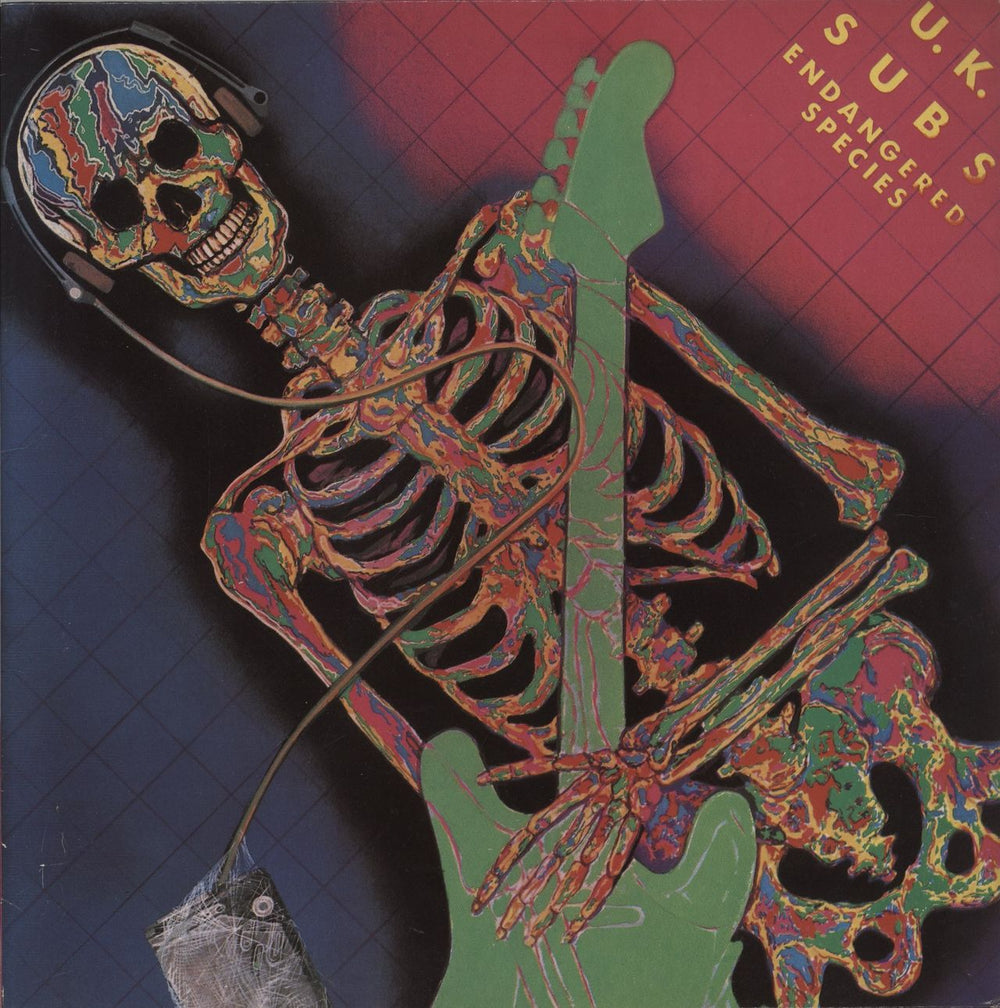 U.K. Subs Endangered Species UK vinyl LP album (LP record) CLINK4