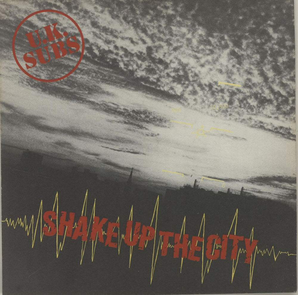 U.K. Subs Shake Up The City - Red Vinyl UK 7" vinyl single (7 inch record / 45) ABS012