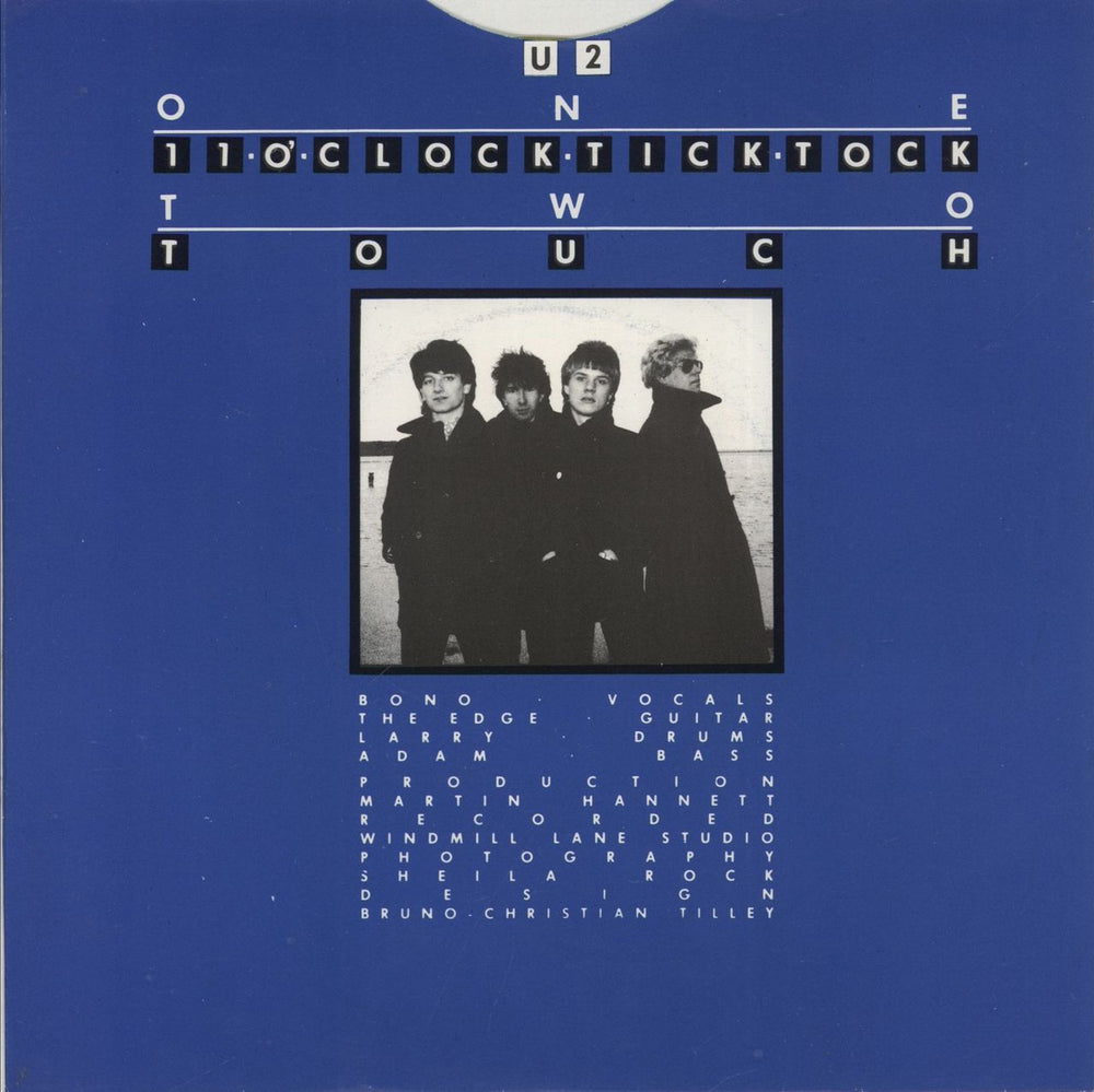 U2 11 O'clock Tick Tock - Yellow Vinyl Irish 7" vinyl single (7 inch record / 45)