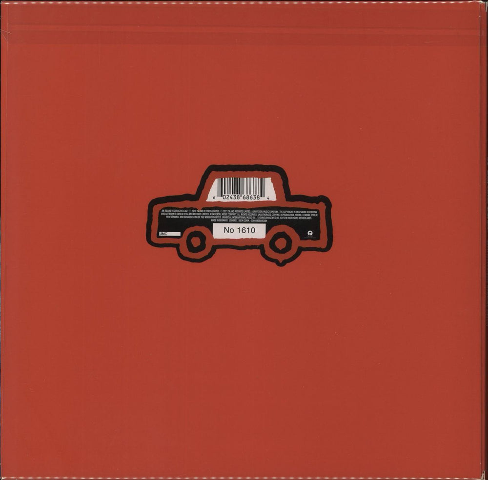 U2 Achtung Baby - Red & Blue Vinyl - 'Solarized Red Band