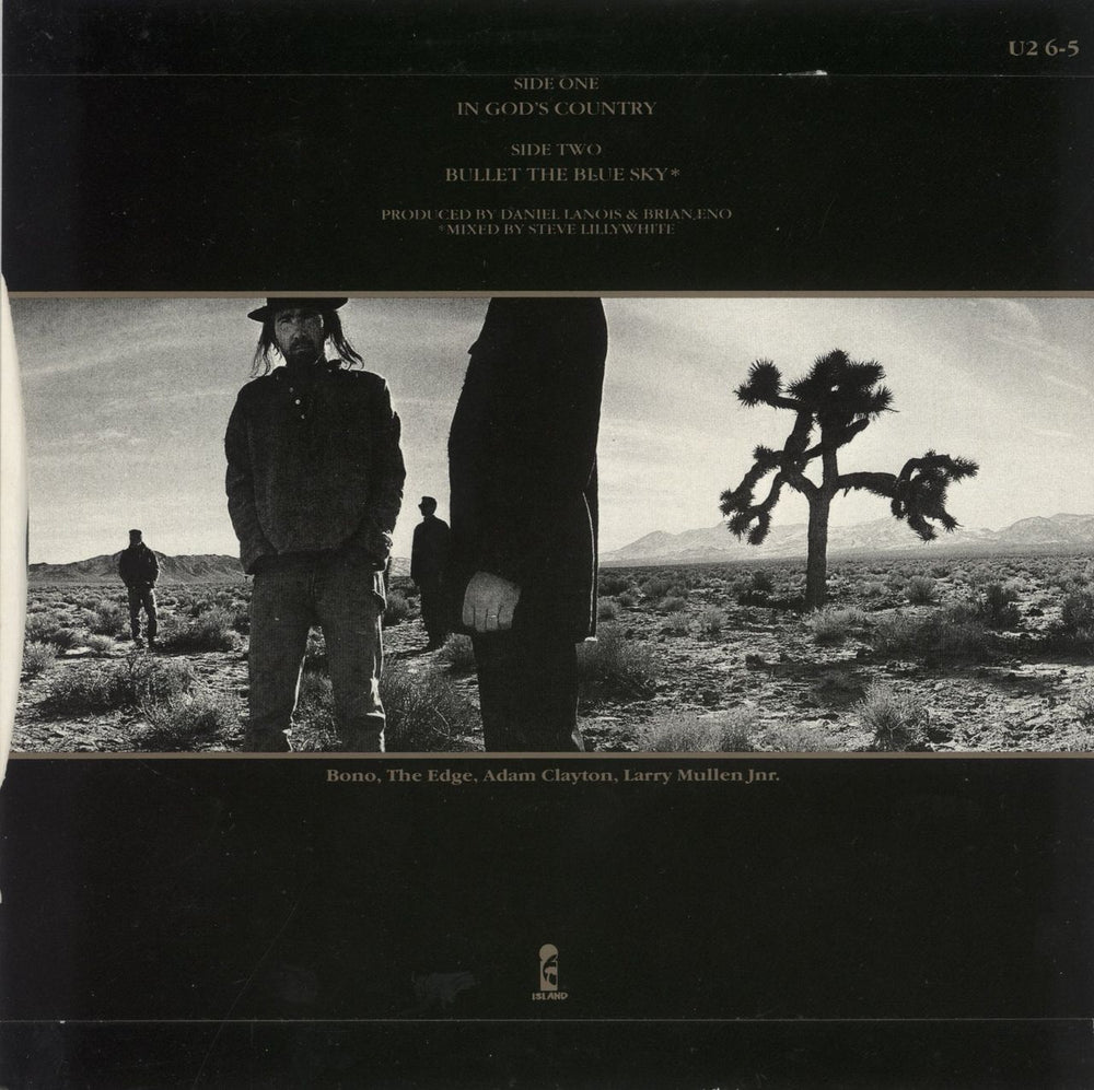 U2 Album Sampler 5 UK Promo 7" vinyl single (7 inch record / 45)