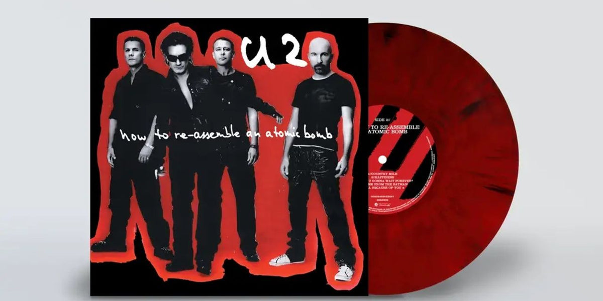 U2 How To Re-Assemble An Atomic Bomb - Red Marbled Vinyl - Sealed UK V —  RareVinyl.com