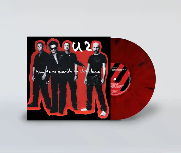 U2 How To Re-Assemble An Atomic Bomb - Red Marbled Vinyl - Sealed UK V —  RareVinyl.com