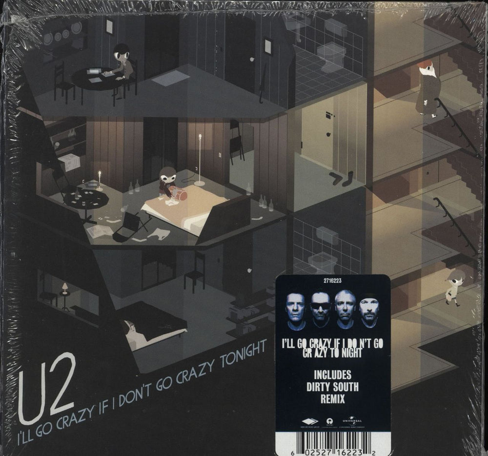 U2 I'll Go Crazy If I Don't Go Crazy Tonight UK 7" vinyl single (7 inch record / 45) 602527162232