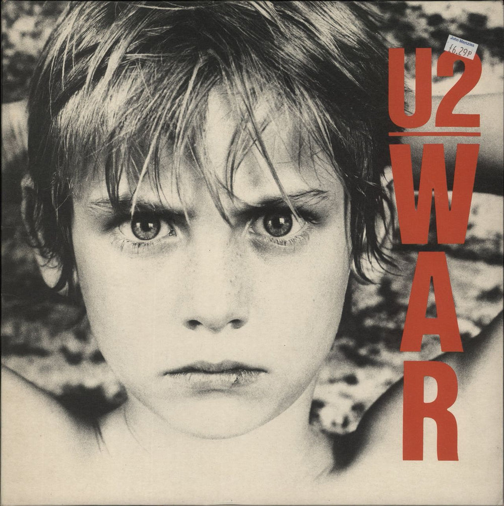 U2 War - 1st - EX UK vinyl LP album (LP record) ILPS9733