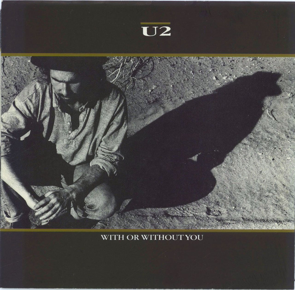 U2 With Or Without You US 7" vinyl single (7 inch record / 45) 7-99469