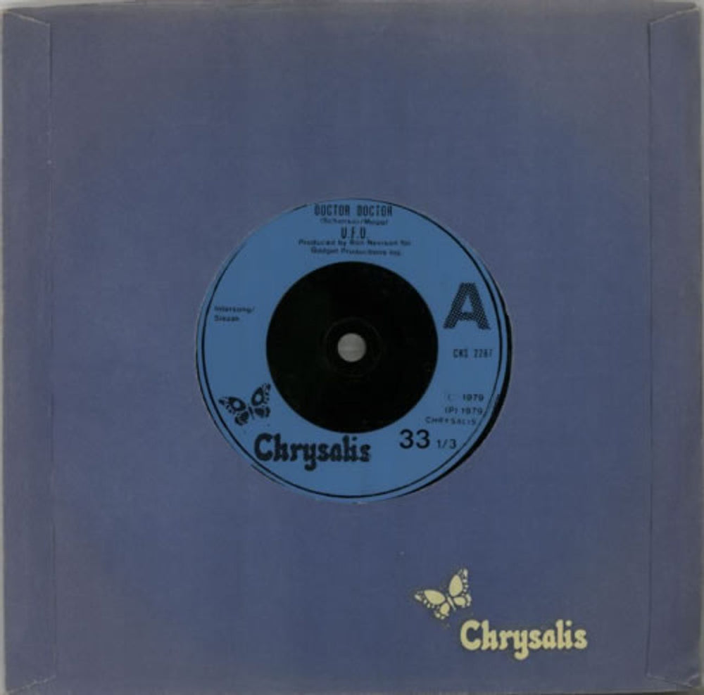 UFO Doctor Doctor EP UK 7" vinyl single (7 inch record / 45) CHS2287