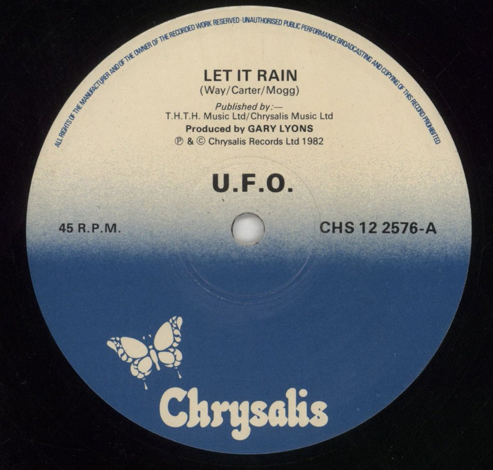 UFO Let It Rain UK 12" vinyl single (12 inch record / Maxi-single) UFO12LE264511