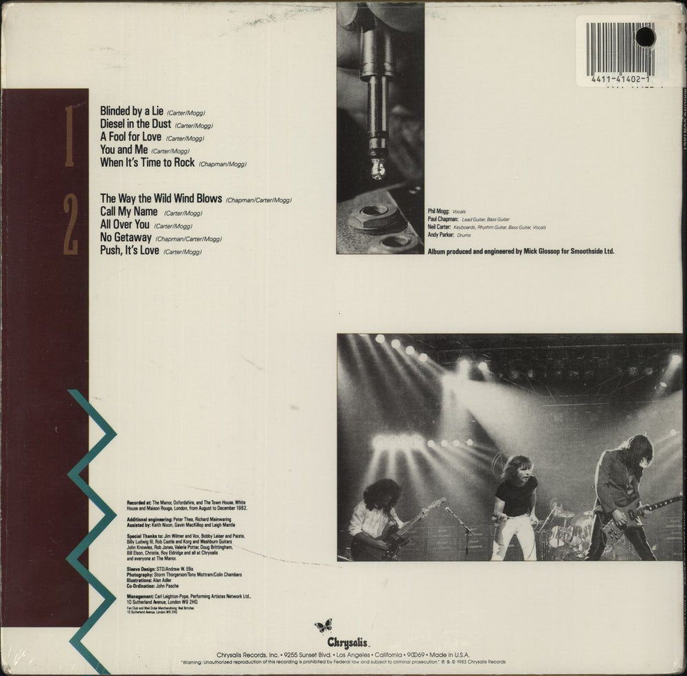 UFO Making Contact - shrink US vinyl LP album (LP record)