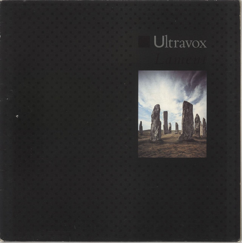 Ultravox Lament UK vinyl LP album (LP record) CDL1459