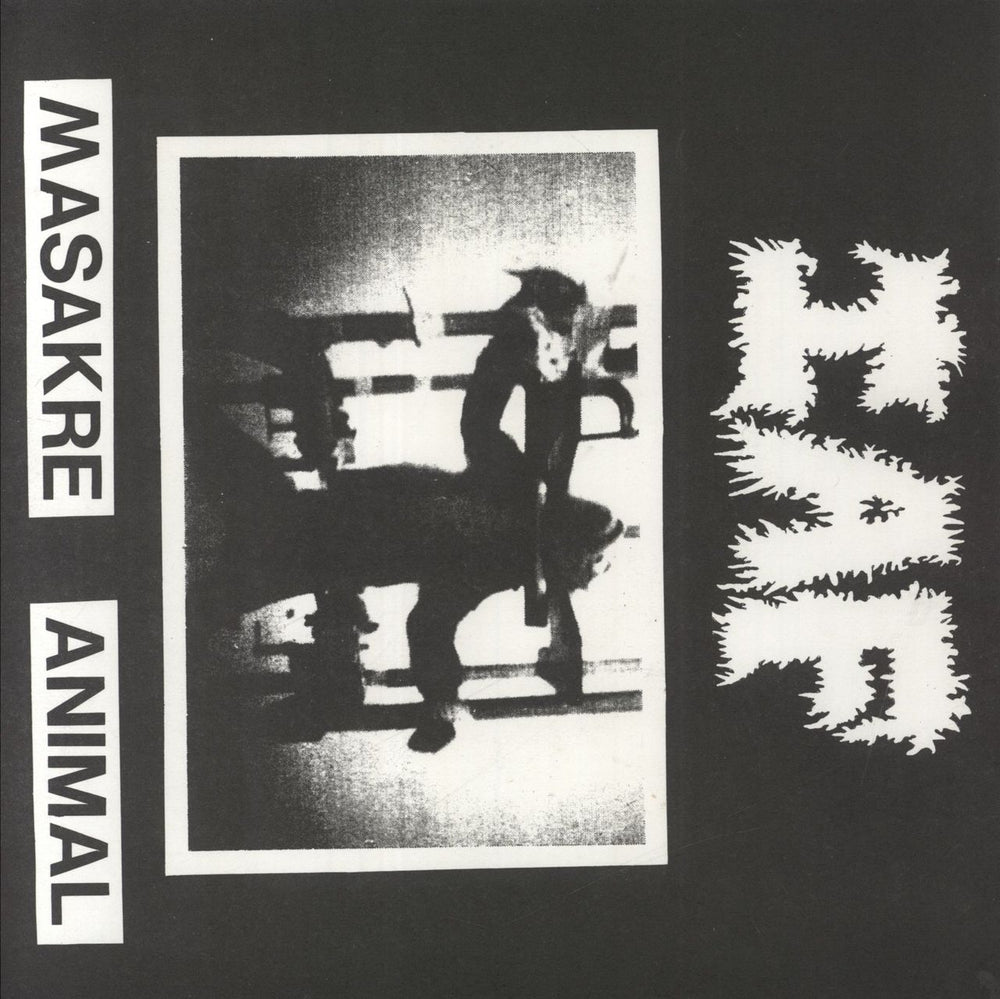 Under Threat Masakre Animal / Under Threat - Pink & White Vinyl US 7" vinyl single (7 inch record / 45) JKDR-0000001