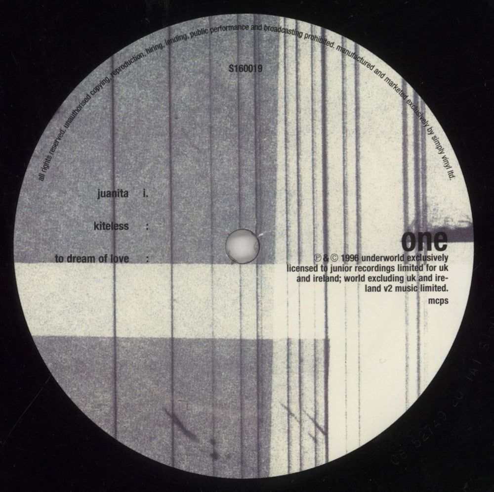 Underworld Second Toughest In The Infants - 160 Gram Vinyl UK 2-LP vinyl record set (Double LP Album) UDW2LSE299522