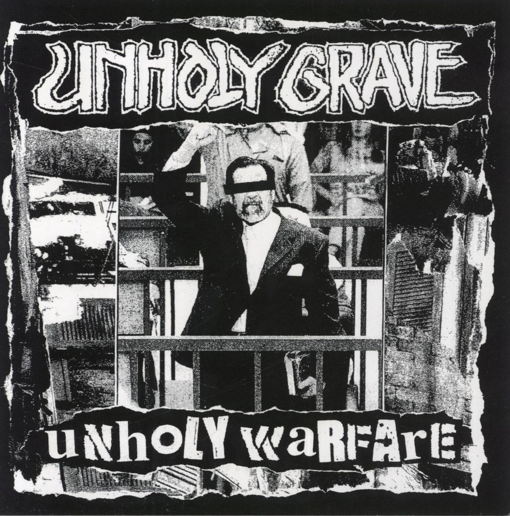 Unholy Grave Unholy Warfare - Mixed Colour Vinyl US 7" vinyl single (7 inch record / 45) AGROMOSH#35