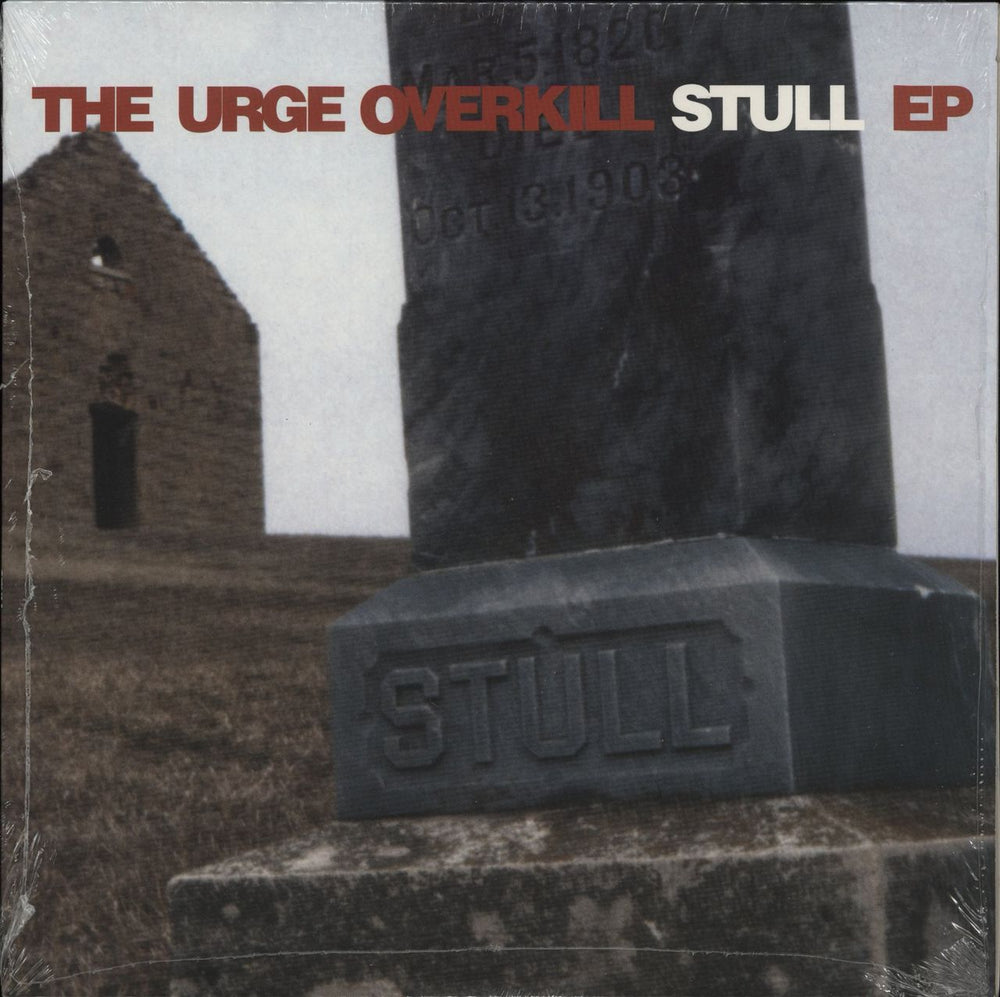 Urge Overkill Stull EP - Red Vinyl US 10" vinyl single (10 inch record) TG86