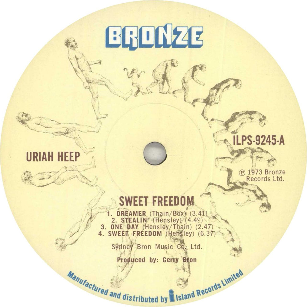 Uriah Heep Sweet Freedom - 1st - EX UK vinyl LP album (LP record) URILPSW584520