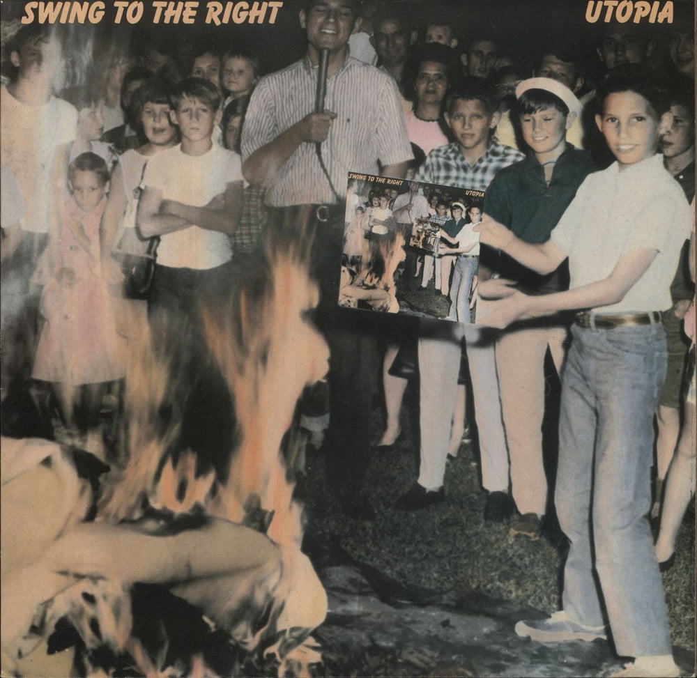 Utopia (US) Swing To The Right Dutch vinyl LP album (LP record) 204.523