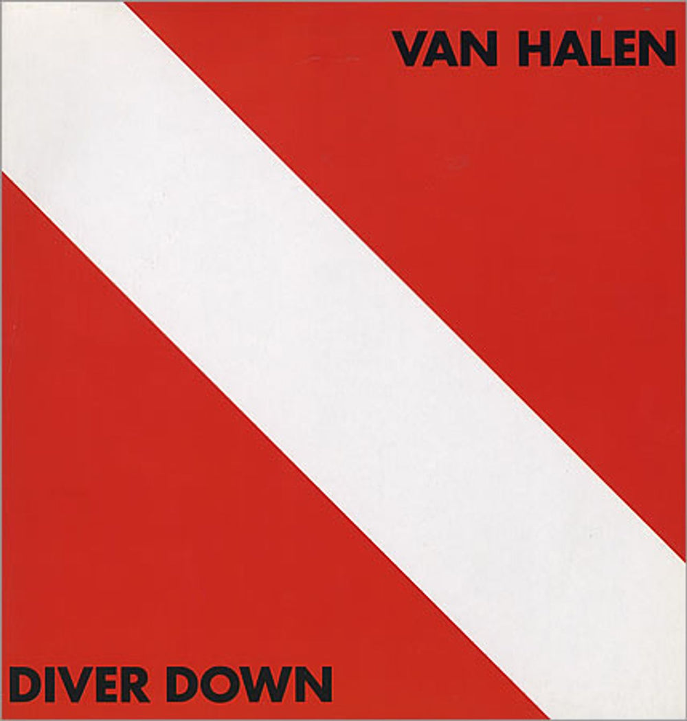 Van Halen Diver Down + inner German vinyl LP album (LP record) WBK57003