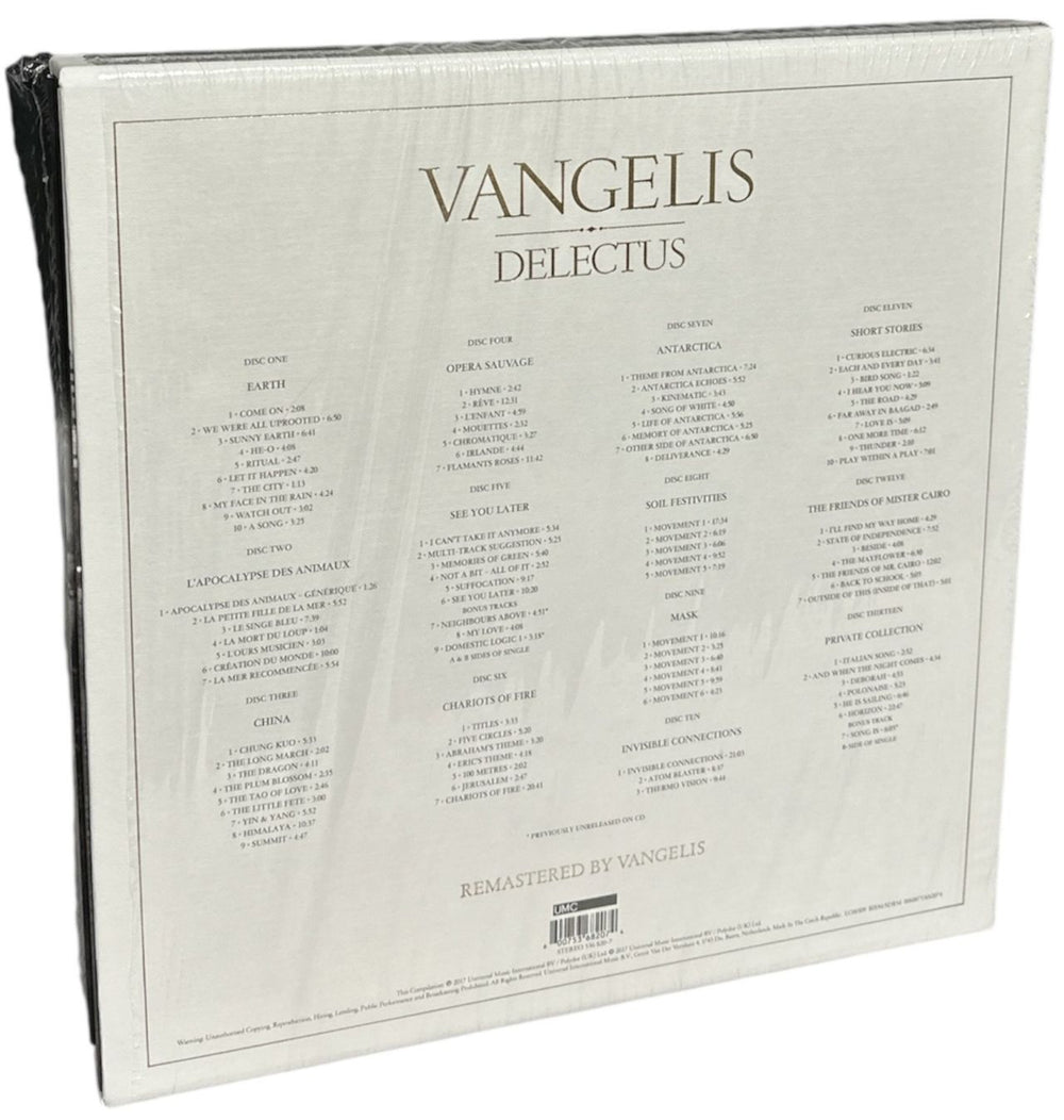Vangelis Delectus (The Polydor & Vertigo Recordings - 1973-1985) - Shrink UK CD Album Box Set 600753682074