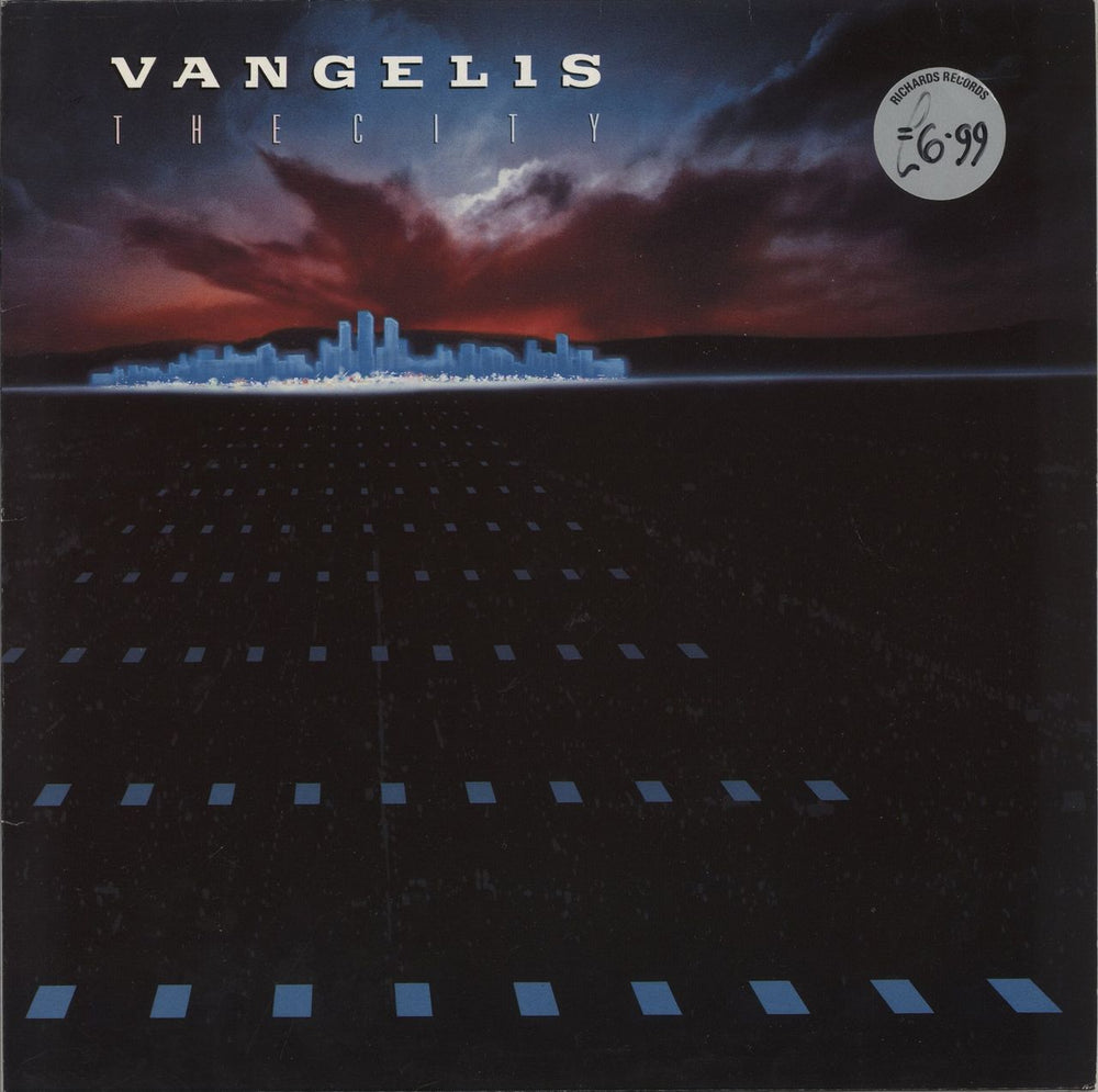 Vangelis The City UK vinyl LP album (LP record) WX398
