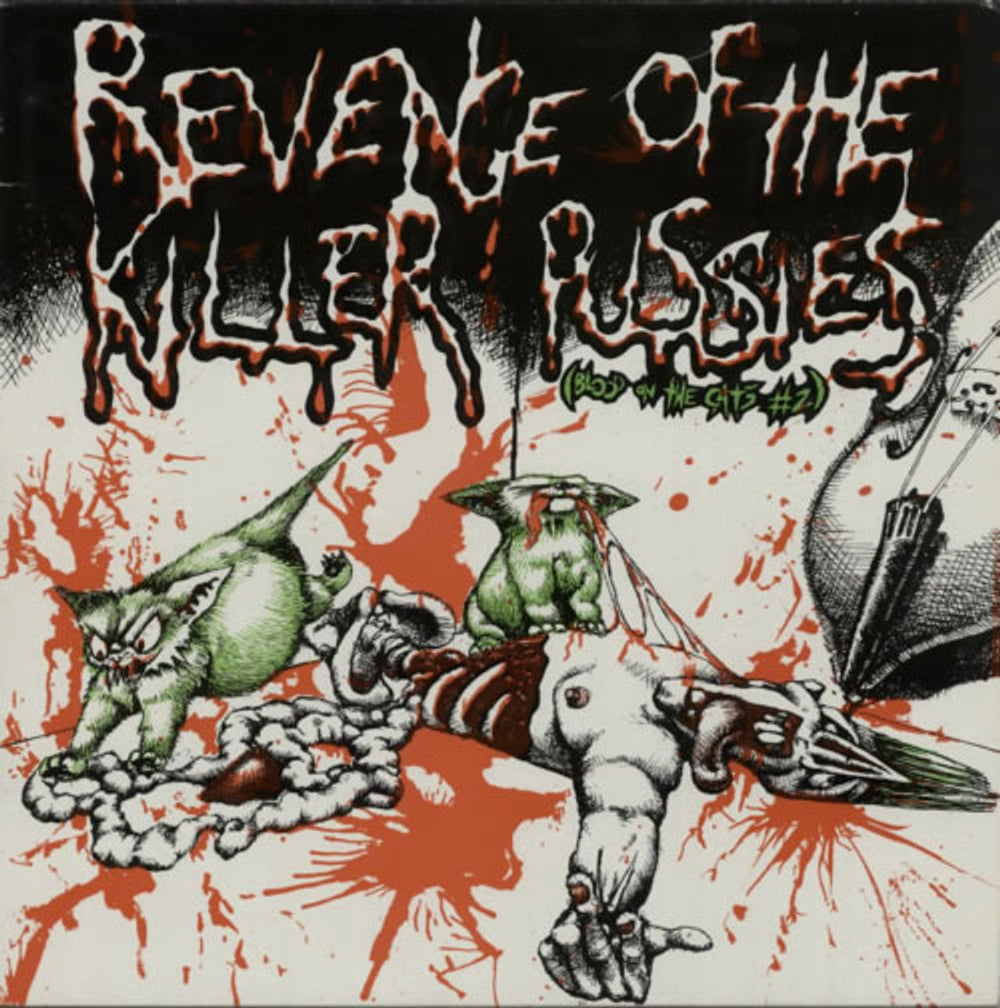 Various-50s/Rock & Roll/Rockabilly Revenge Of The Killer Pussies - Black Vinyl UK vinyl LP album (LP record) GRAM17