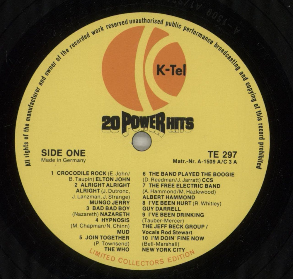 Various-60s & 70s 20 Power Hits UK vinyl LP album (LP record) SVALPPO579704