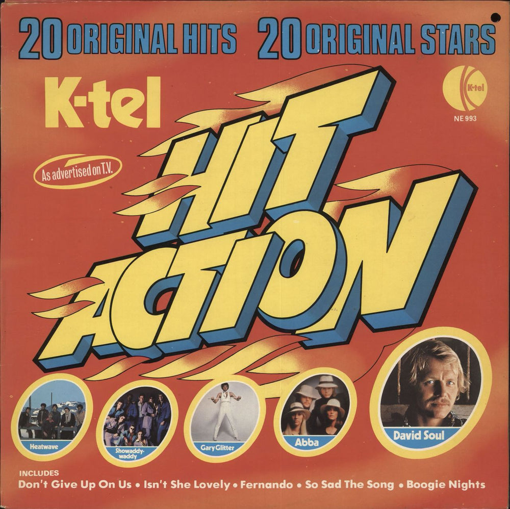 Various-60s & 70s Hit Action UK vinyl LP album (LP record) NE993