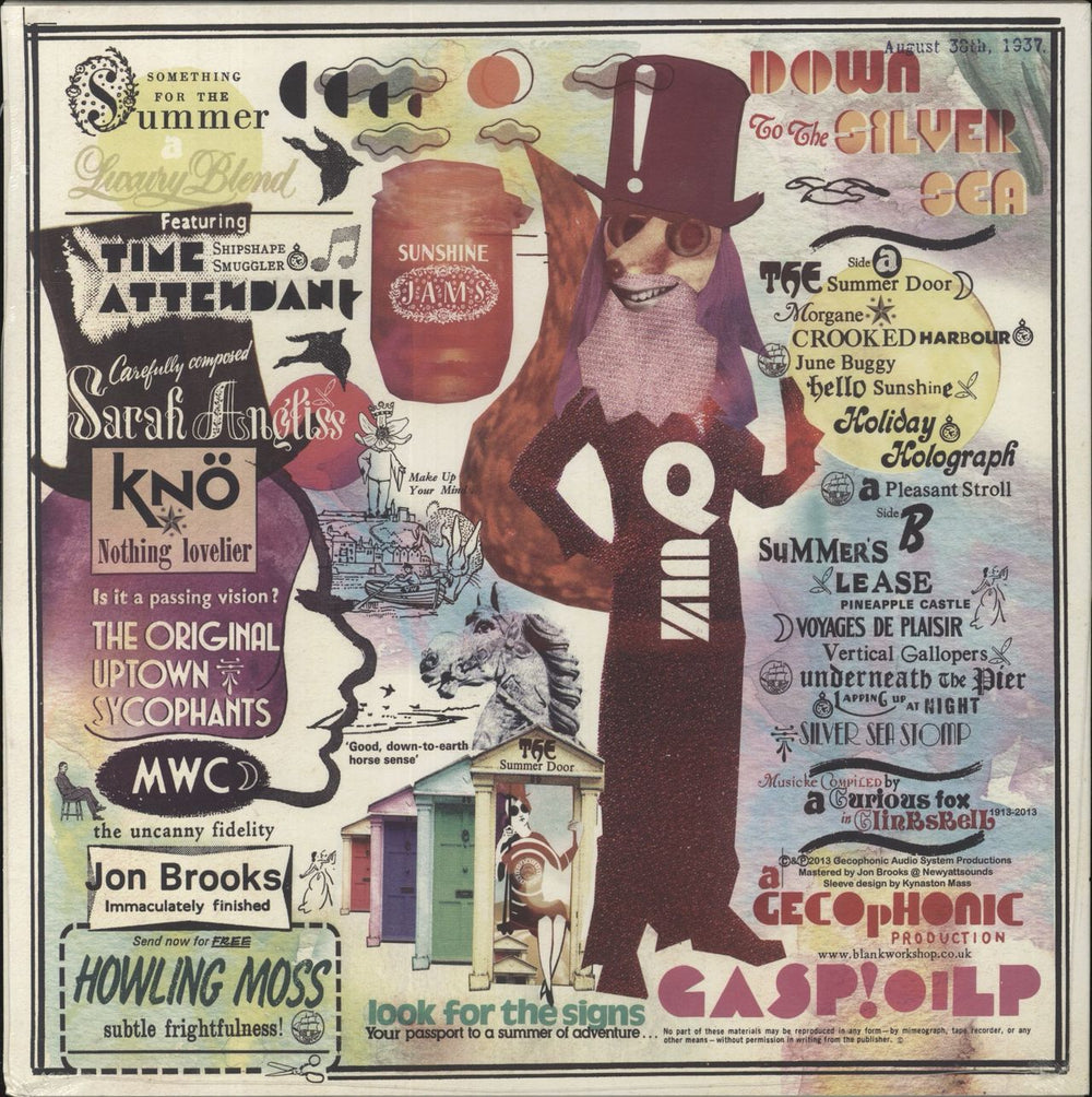 Various-Ambient & Electronica Down To The Silver Sea - Sealed UK vinyl LP album (LP record)