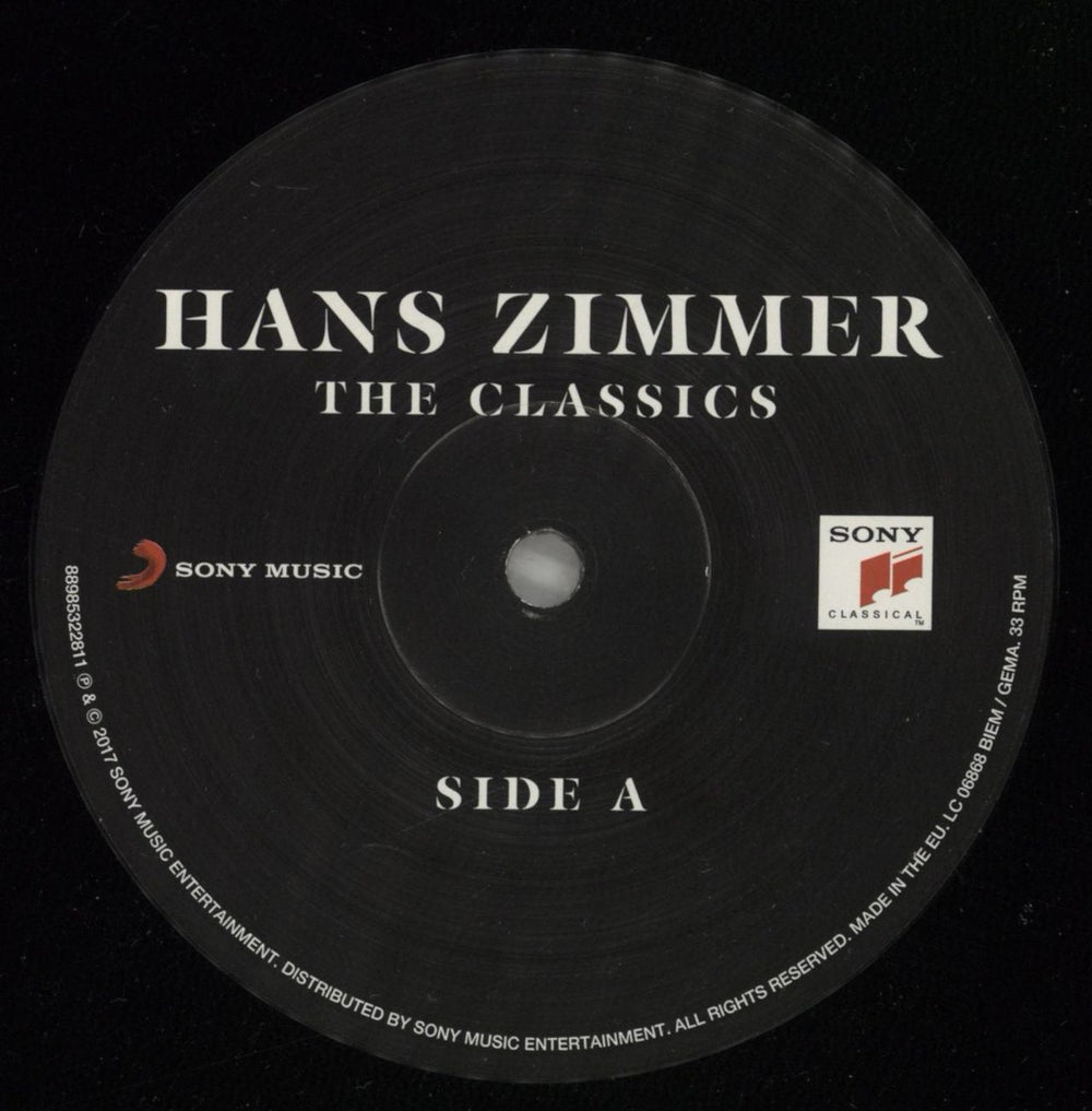 Various Artists Hans Zimmer – The Classics German vinyl LP album (LP record) VARLPHA879046