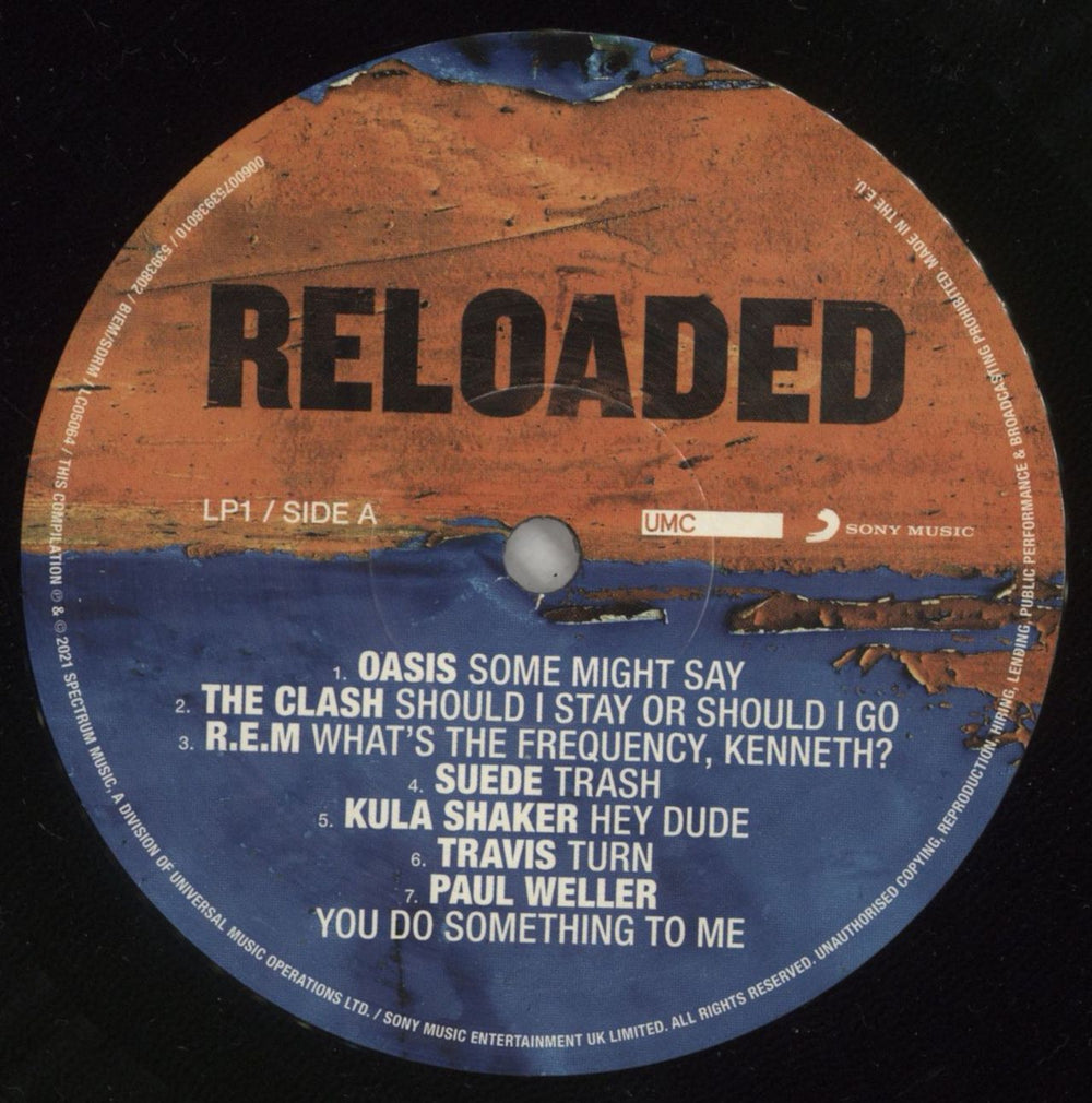 Various Artists Reloaded UK 2-LP vinyl record set (Double LP Album) VAR2LRE869973