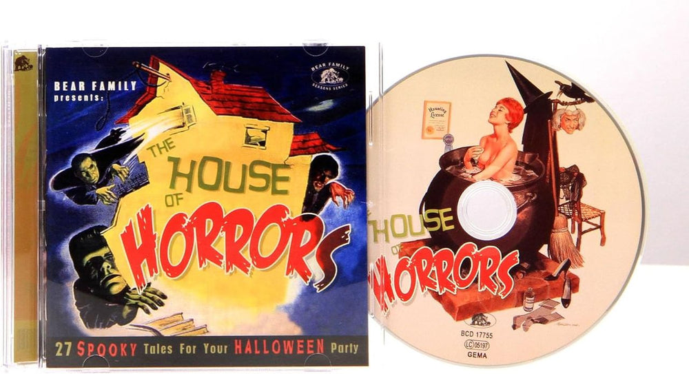 Various Artists The House Of Horrors | 27 Spooky Tales For Your Halloween Party UK CD album (CDLP) BCD17755