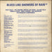 Various-Blues & Gospel Blues Like Showers Of Rain UK vinyl LP album (LP record) V-BLPBL848473