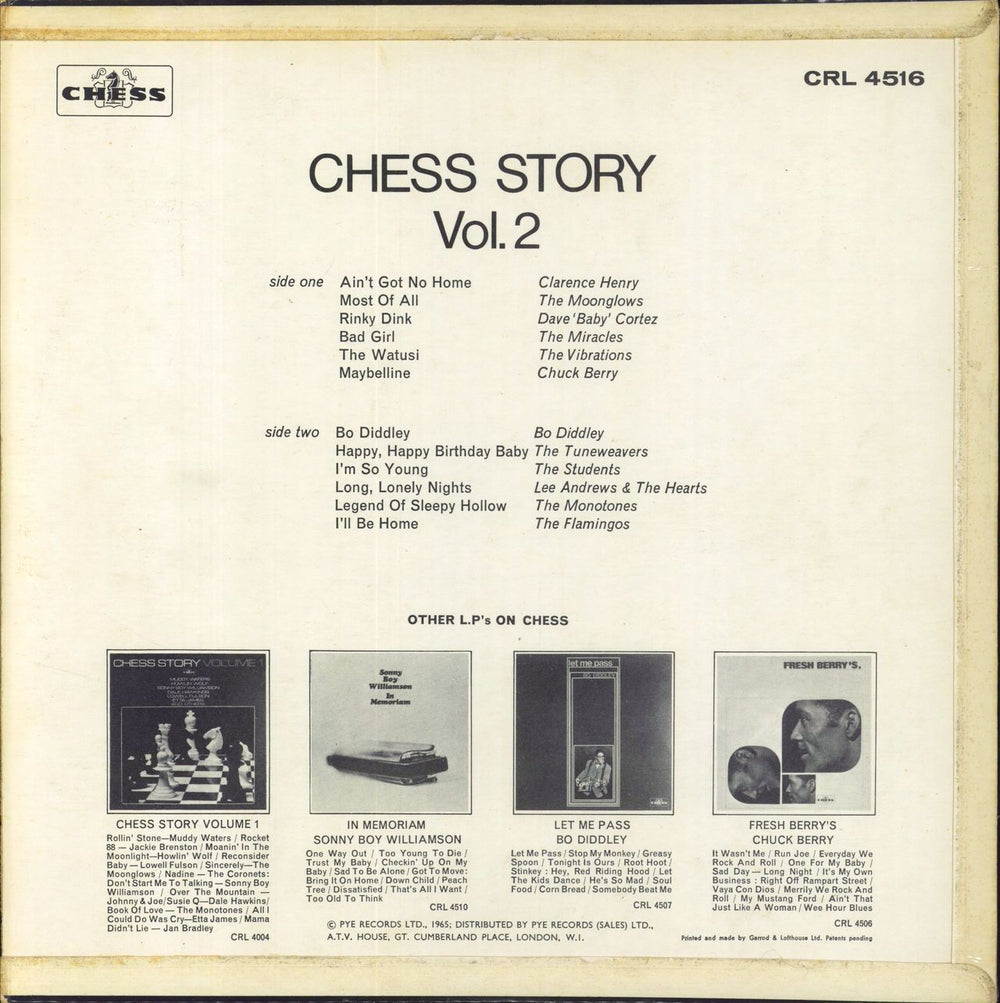 Various-Blues & Gospel Chess Story Volume 2 UK vinyl LP album (LP record)