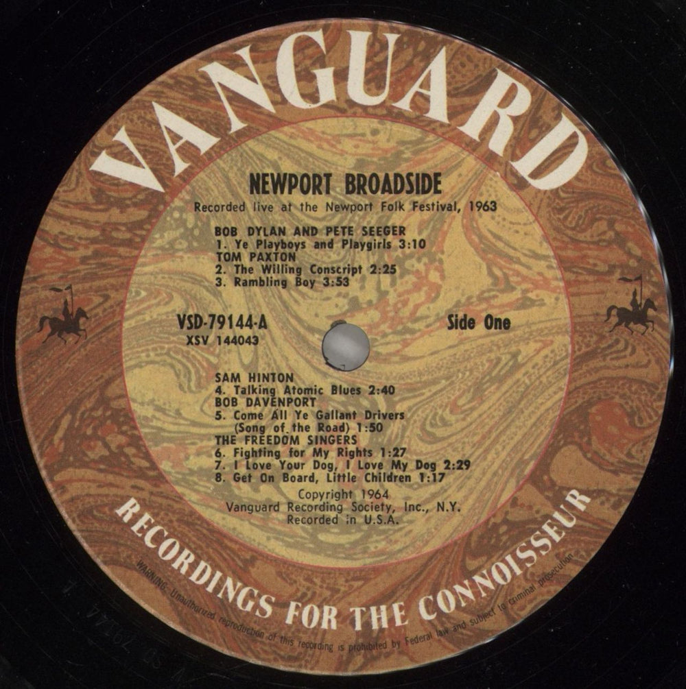 Various-Blues & Gospel Newport Broadside US vinyl LP album (LP record) V-BLPNE876361