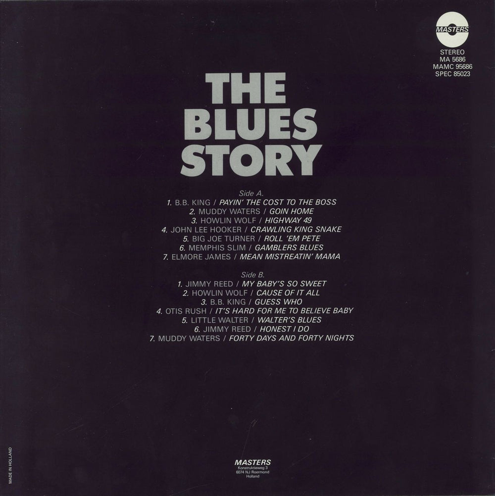 Various-Blues & Gospel The Blues Story Dutch vinyl LP album (LP record)