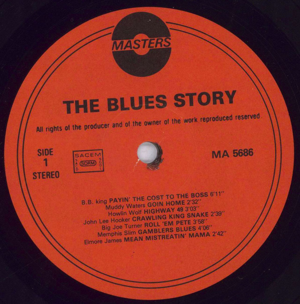 Various-Blues & Gospel The Blues Story Dutch vinyl LP album (LP record) V-BLPTH830559