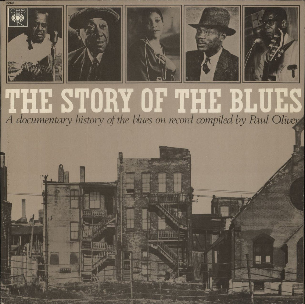 Various-Blues & Gospel The Story Of The Blues - 2nd UK 2-LP vinyl record set (Double LP Album) CBS22135