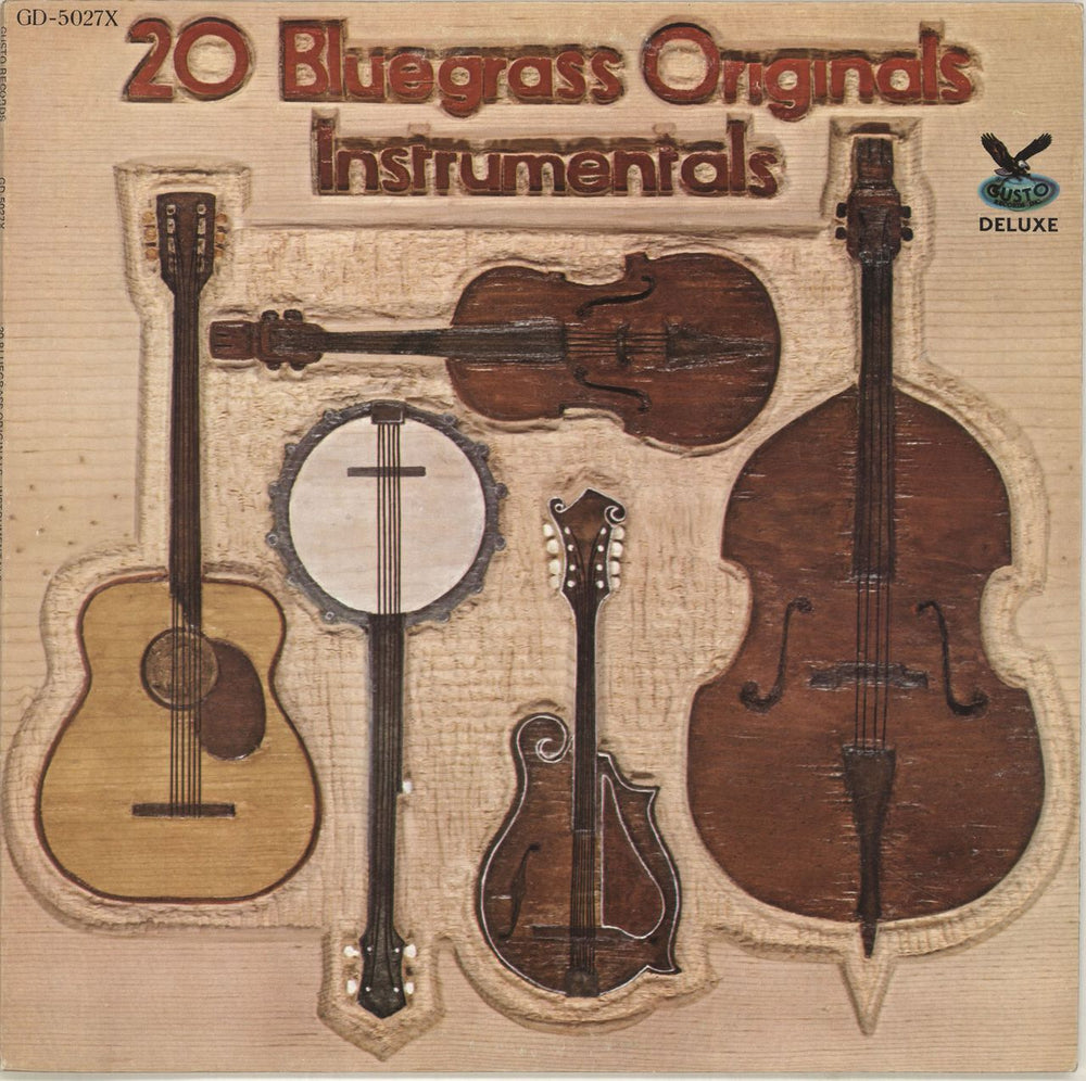 Various-Country 20 Bluegrass Originals - Instrumentals US vinyl LP album (LP record) GD5027X