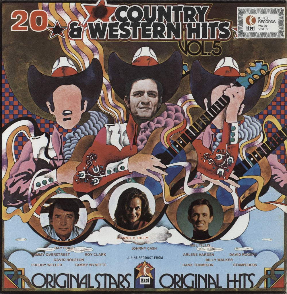 Various-Country 20 Country & Western Hits Vol.5 Canadian vinyl LP album (LP record) WC301