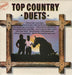 Various-Country Top Country Duets UK vinyl LP album (LP record) EMB31044