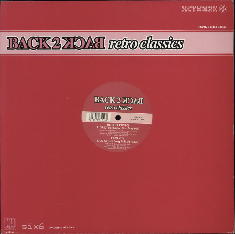 Various-Dance Back 2 Back Retro Classics UK 12" vinyl single (12 inch record / Maxi-single) 12NTW1