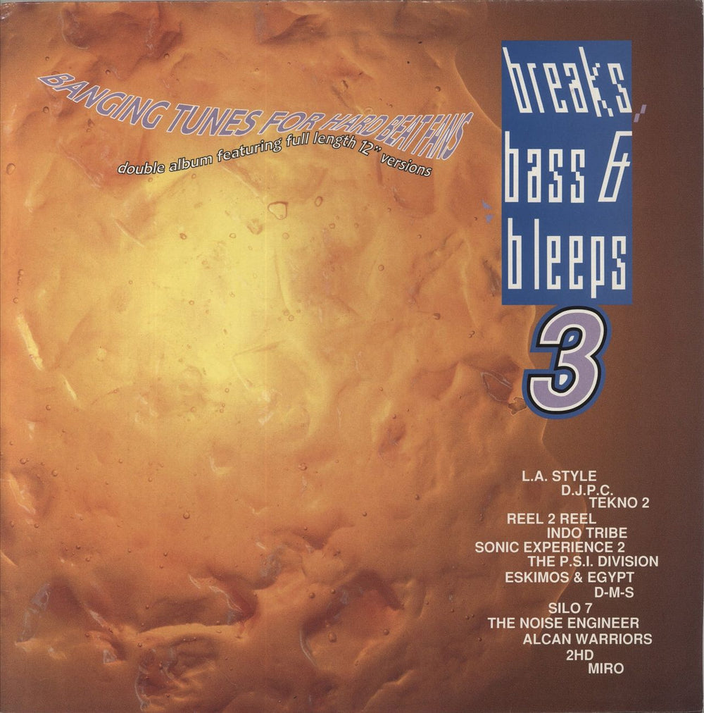 Various-Dance Breaks, Bass & Bleeps 3 UK 2-LP vinyl record set (Double LP Album) RAID506
