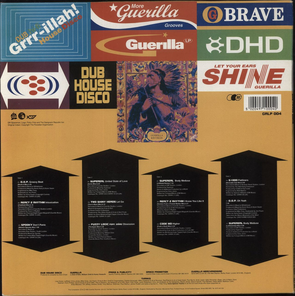 Various-Dance Dub House Disco UK 2-LP vinyl record set (Double LP Album) 5020497100040