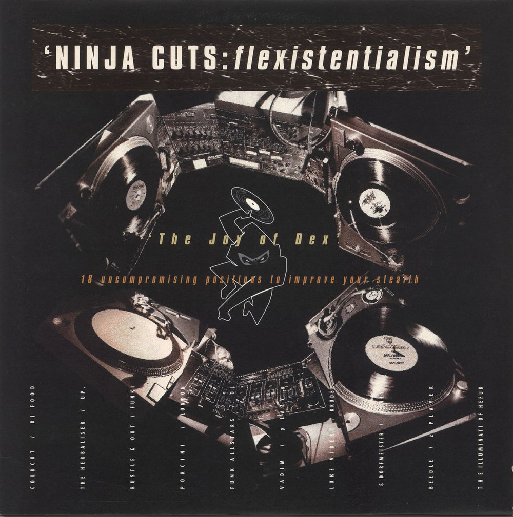 Various-Dance Ninja Cuts: Flexistentialism UK 3-LP vinyl record set (Triple LP Album) ZEN22