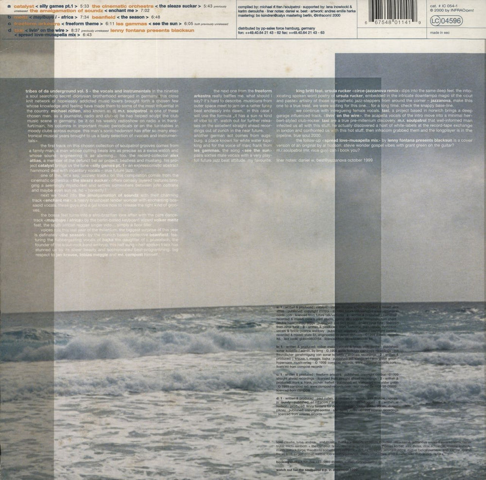 Various-Dance Tribes Of Da Underground Vol. 5 - The Vocals And Instrumentals German 2-LP vinyl record set (Double LP Album) 667548011419