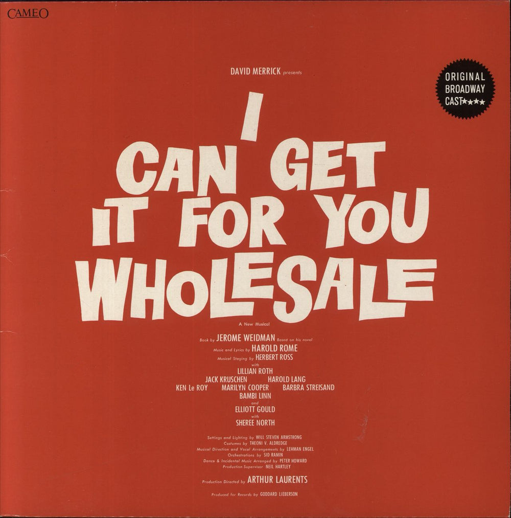 Various-Film, Radio, Theatre & TV I Can Get It For You Wholesale UK vinyl LP album (LP record) CBS32265