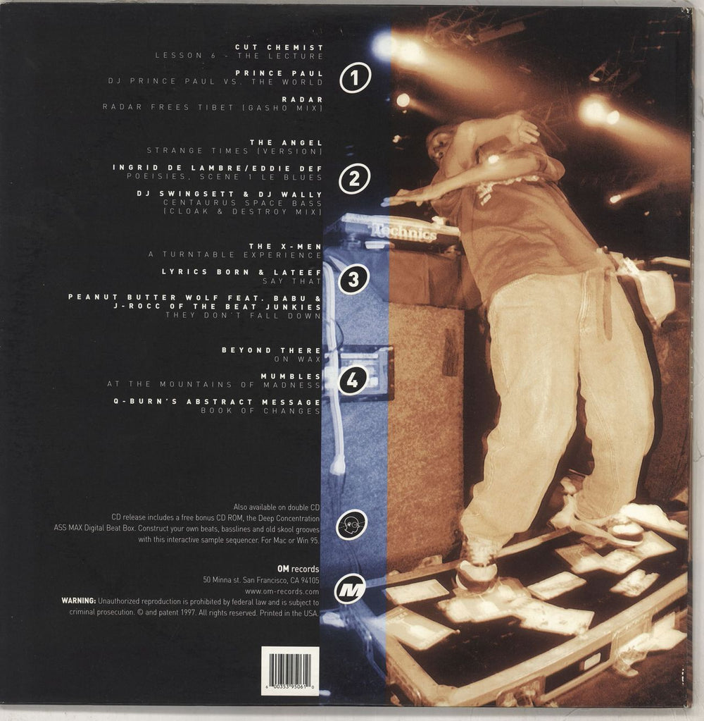 Various-Hip Hop & Rap Deep Concentration US 2-LP vinyl record set (Double LP Album) 600353950610